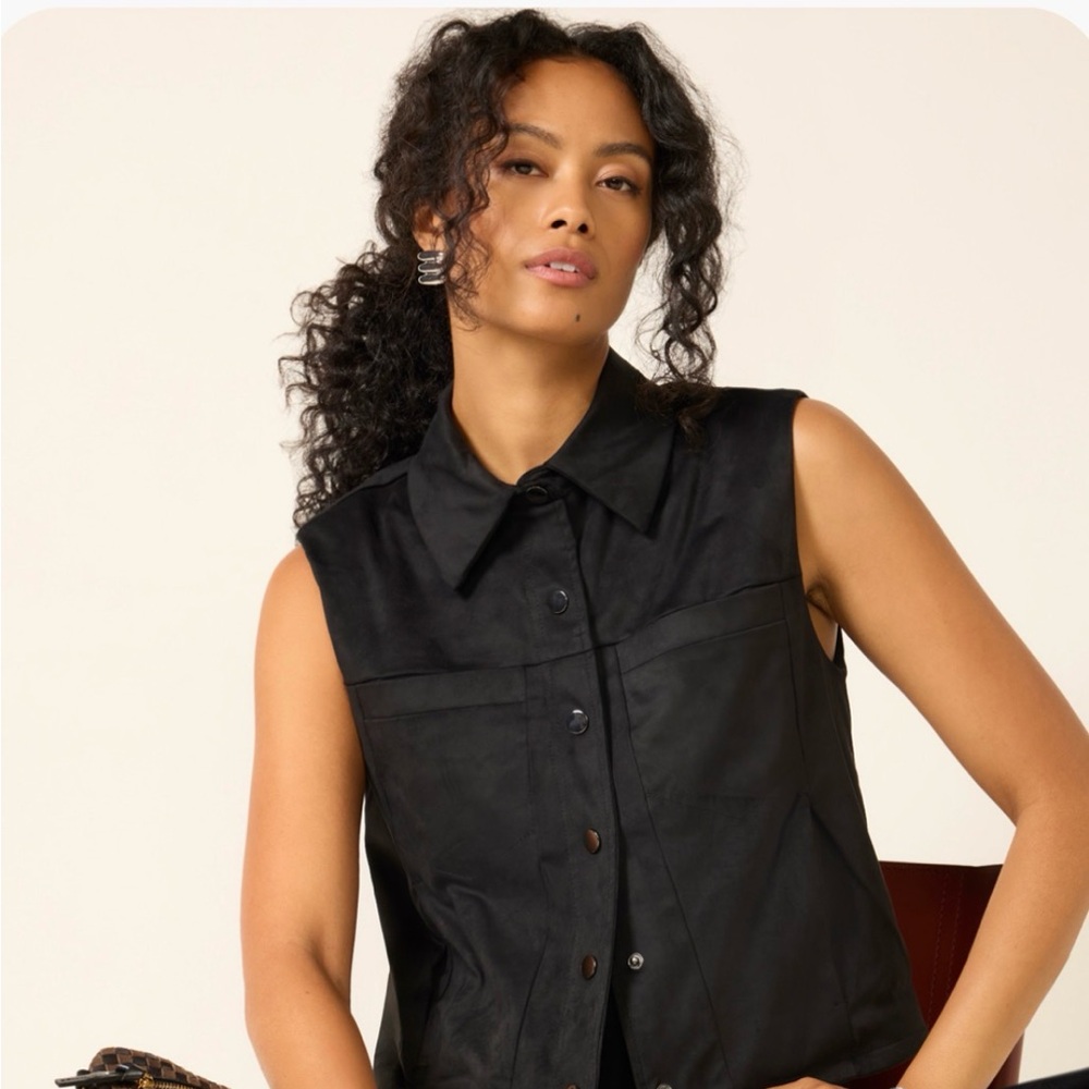 Evereve Faux Suede Vest